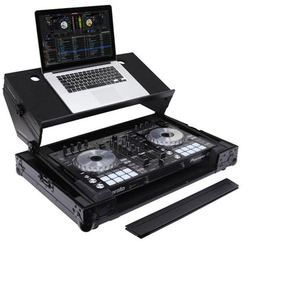Odyssey Pioneer DDJ-SR / DDJ-SR2 Flight Case with Angle Glide Platform, Black
