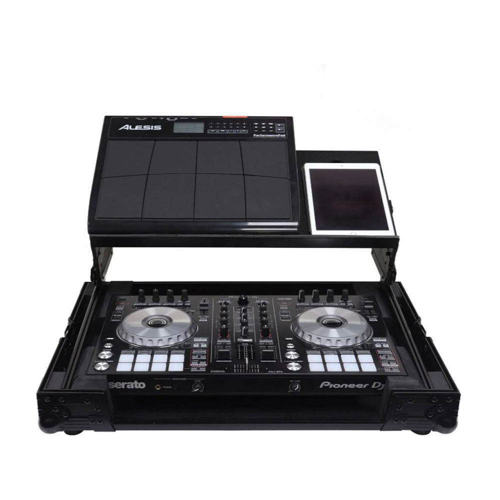 Odyssey Pioneer DDJ-SR / DDJ-SR2 Flight Case with Angle Glide Platform, Black