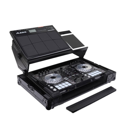 Odyssey Pioneer DDJ-SR / DDJ-SR2 Flight Case with Angle Glide Platform, Black