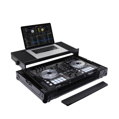 Odyssey Pioneer DDJ-SR / DDJ-SR2 Flight Case with Angle Glide Platform, Black