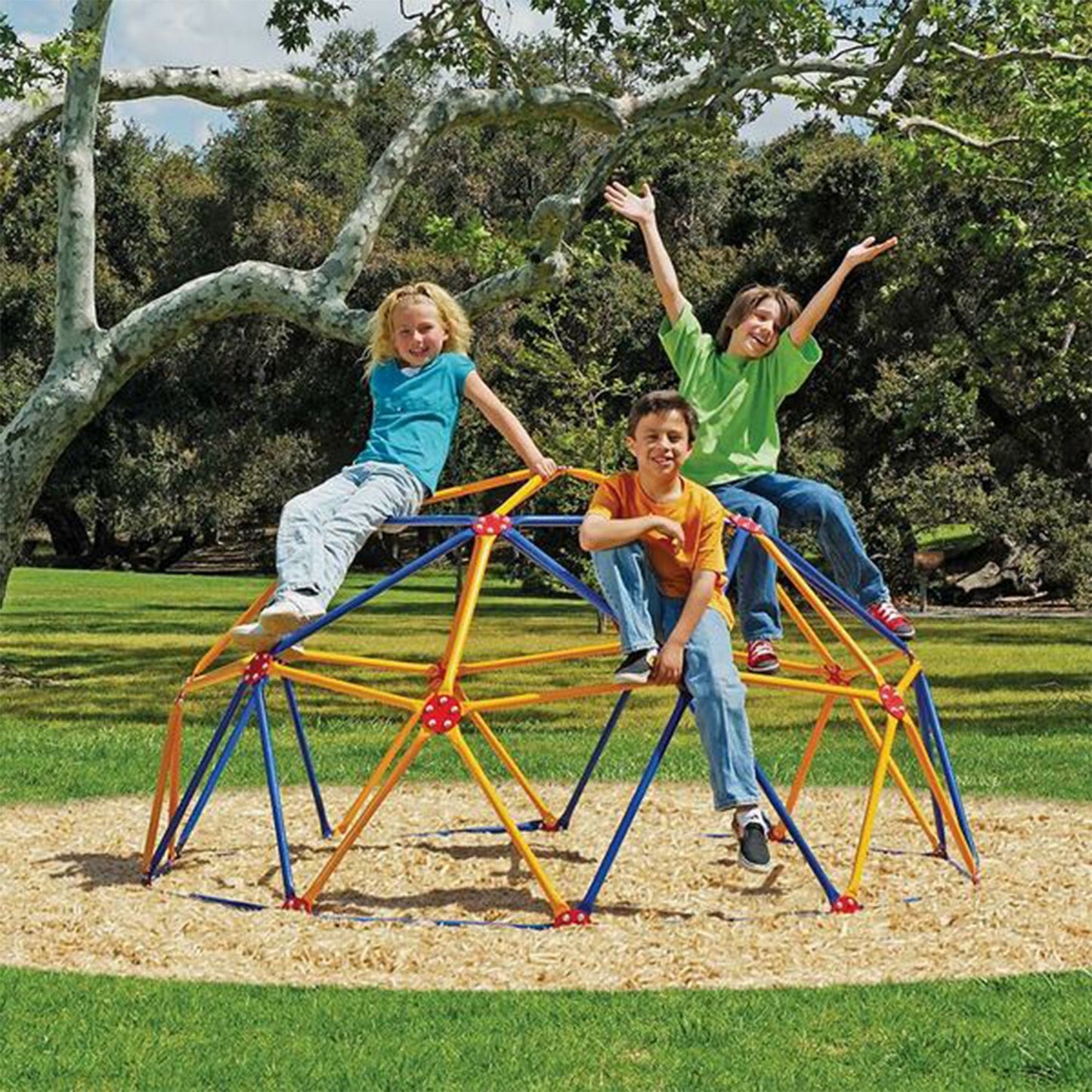 Impex Fitness GD-810 Easy Outdoor Geodescent Space Dome Play Set, Ages 3 to 10