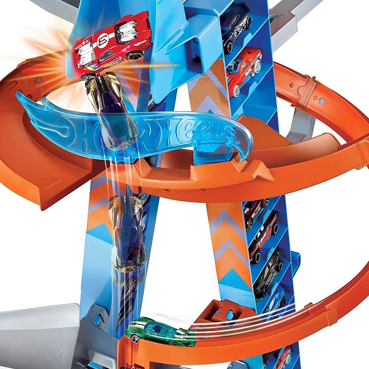 Hot Wheels GJM76 Action Sky Crash Tower Trackset Motorized Racing Playset Toy
