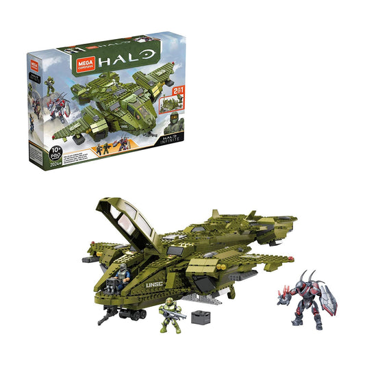 Mega Construx HALO Infinite Pelican Inbound Building Block Toy for Ages 10 & Up