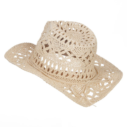 Girl's Paper Braid Cowboy Hat