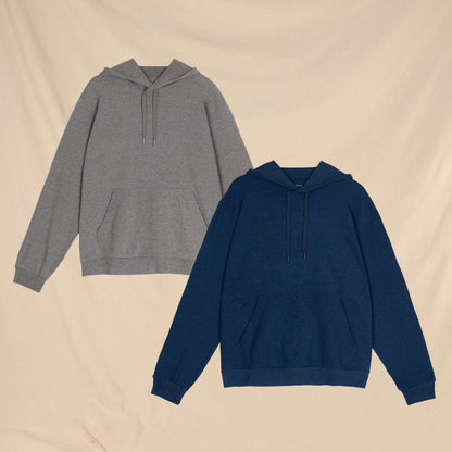 Grey and Navy | Goldilocks™ Men’s Lounge Hoodie 2 Pack