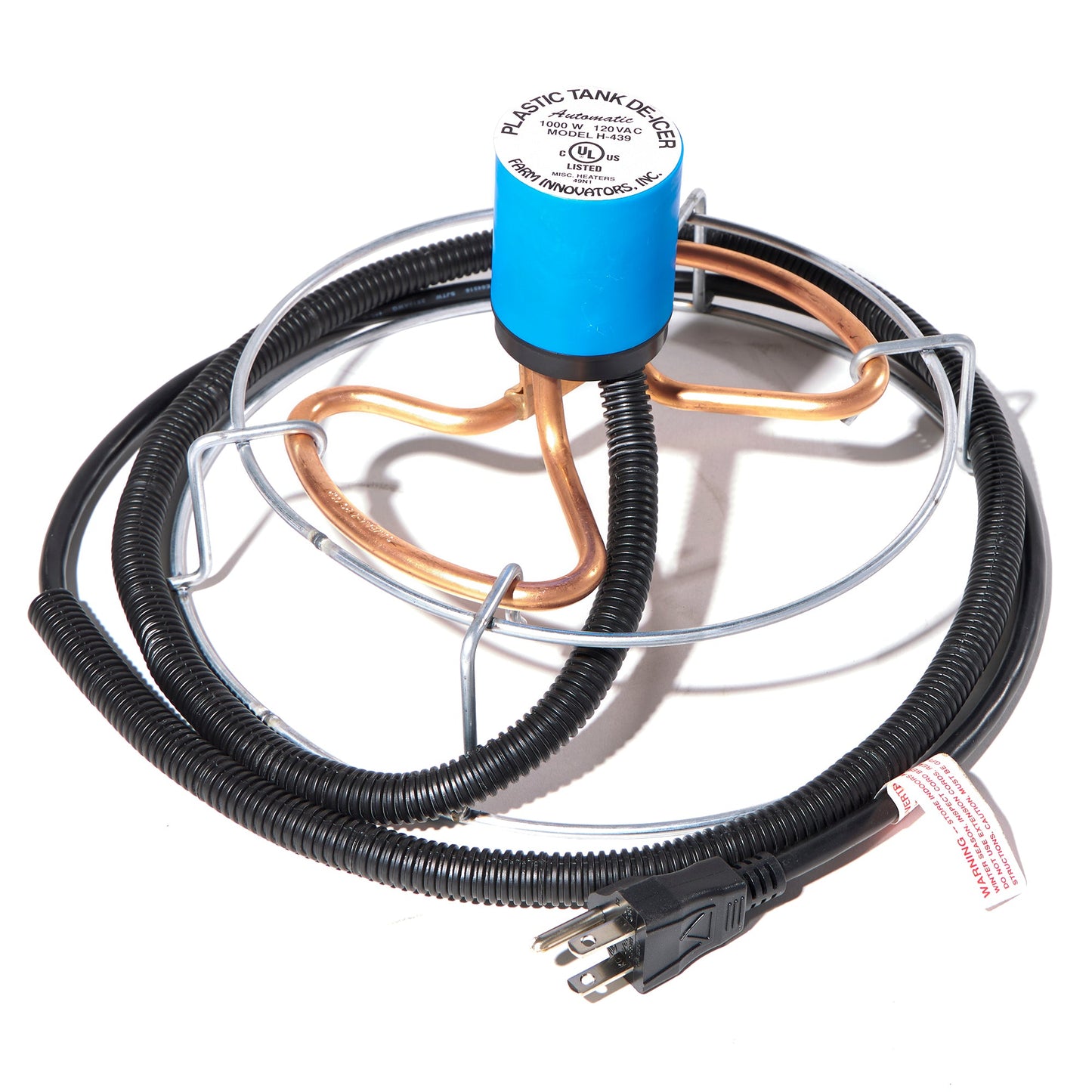 Farm Innovators H-439 1000 Watt Cast Aluminum Submergible Water Deicer (3 Pack)