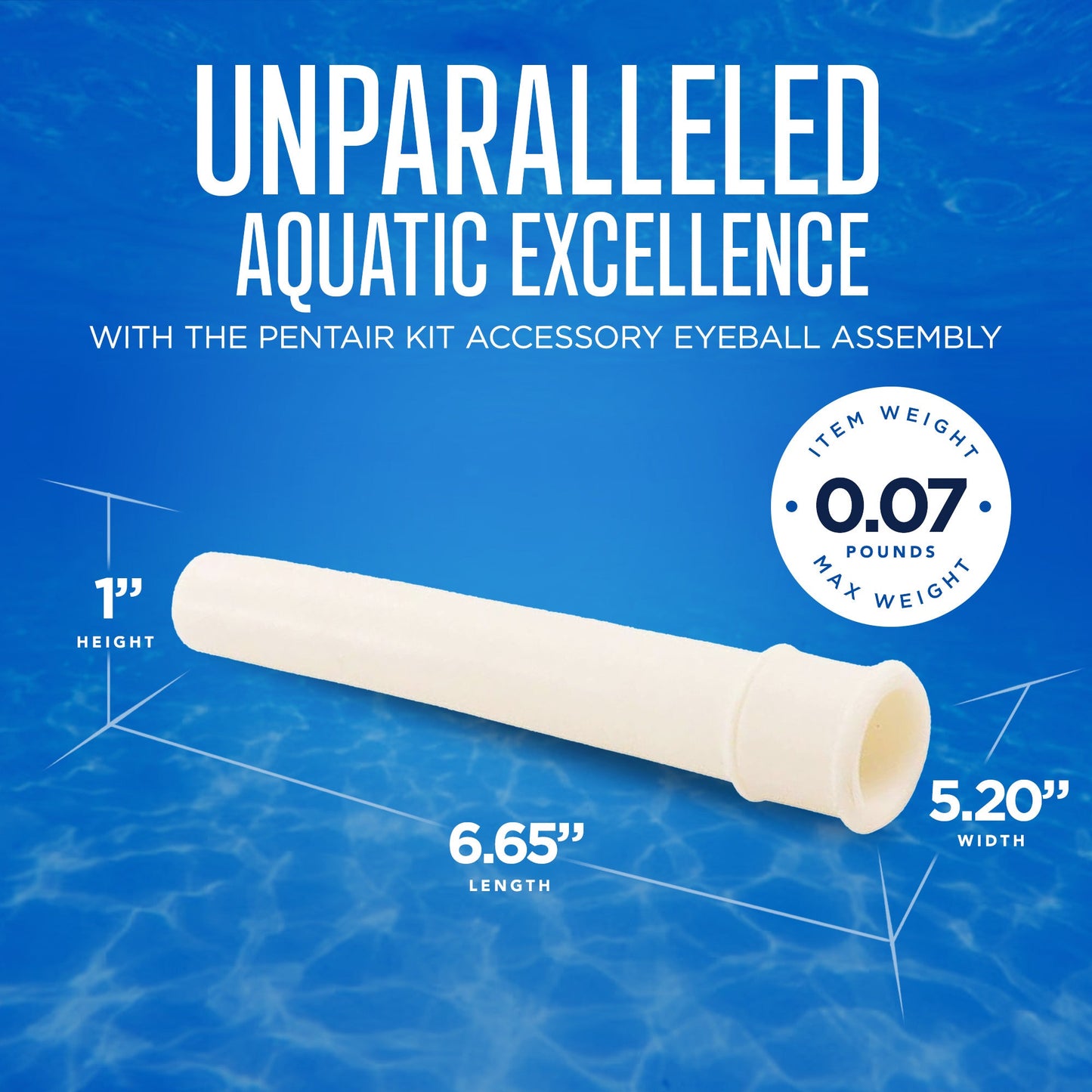 Pentair Kit Accessory Eyeball Assembly for Pool and Spa Replacement Parts, White