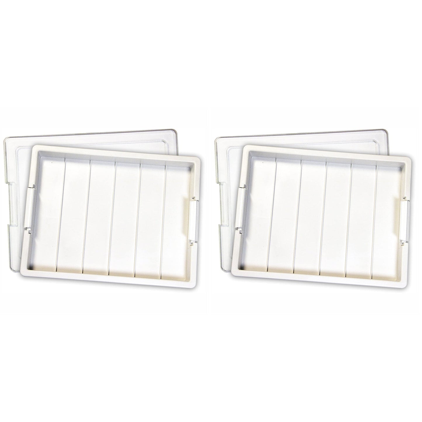 Elizabeth Ward Bead Storage Solutions Craft Supplies Organizer Tray (2 Pack)