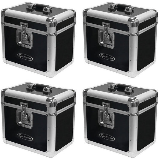 Odyssey LP Vinyl Records Utility Transport Case for 70 12 Inch Records (4 Pack)