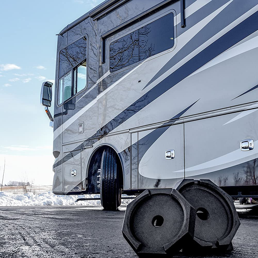 SnapPad HiWay 10 Bus Leveling Jack Pads 10 Inch (2 Pack) and 11.5 Inch (2 Pack)