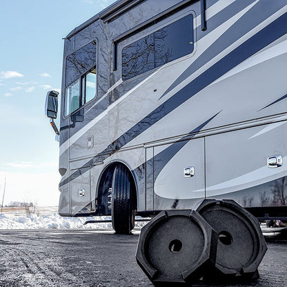 SnapPad HiWay 10 Bus Leveling Jack Pads 10 Inch (2 Pack) and 11.5 Inch (2 Pack)