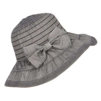 Women's Ribbon Accent Crushable Hat