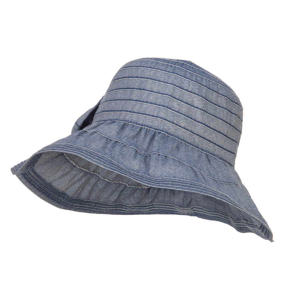 Women's Ribbon Accent Crushable Hat