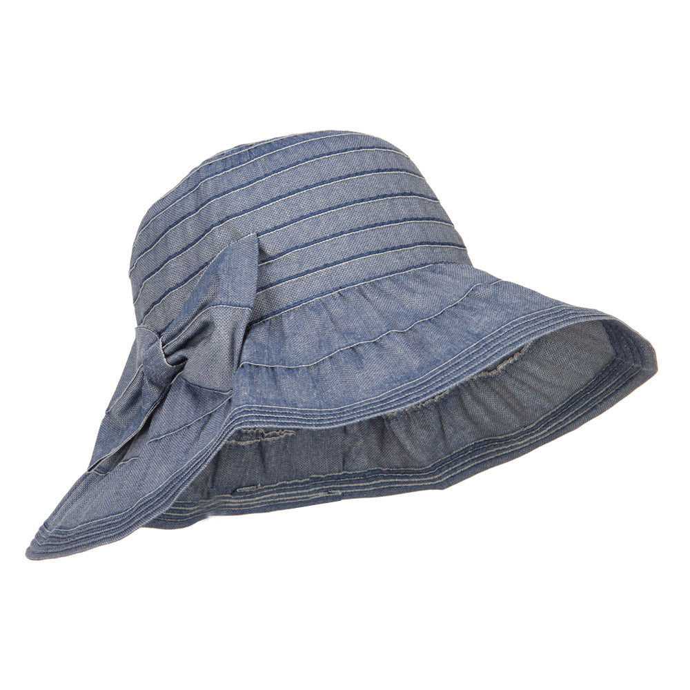 Women's Ribbon Accent Crushable Hat