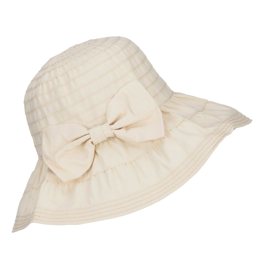 Women's Ribbon Accent Crushable Hat