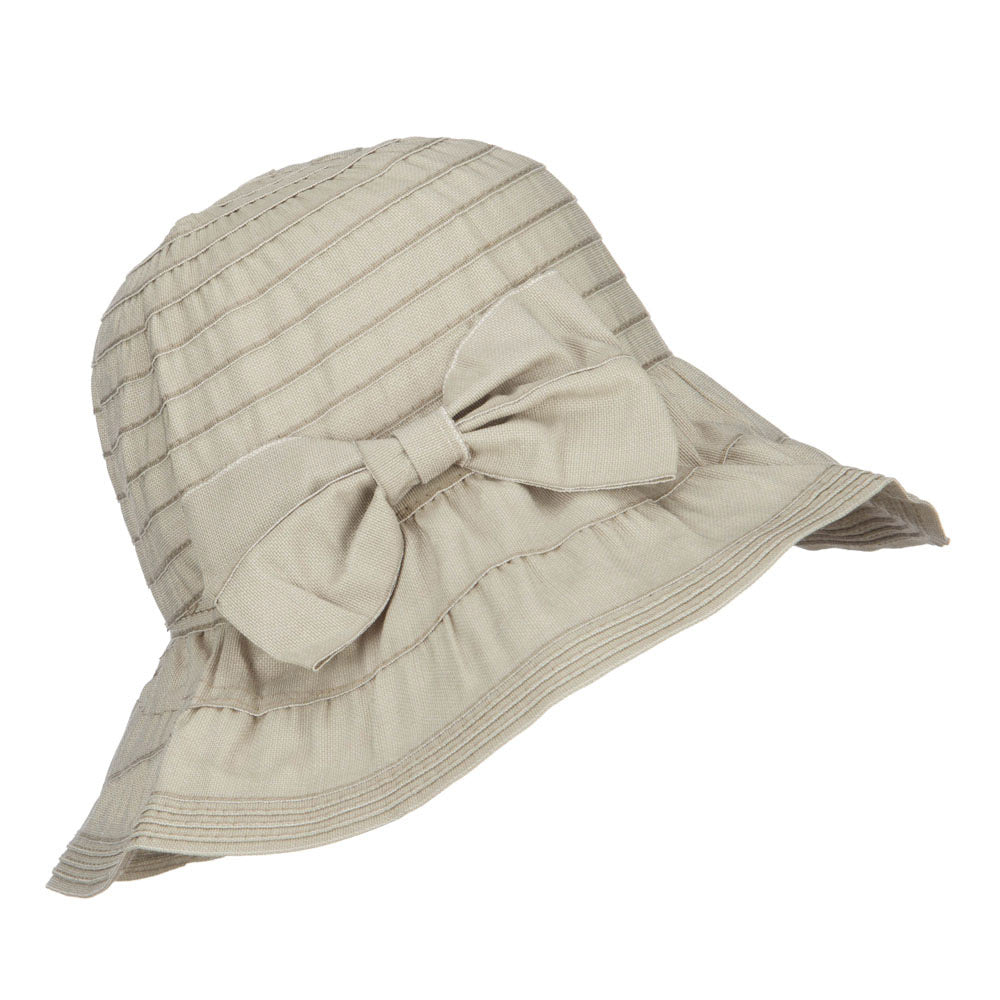 Women's Ribbon Accent Crushable Hat