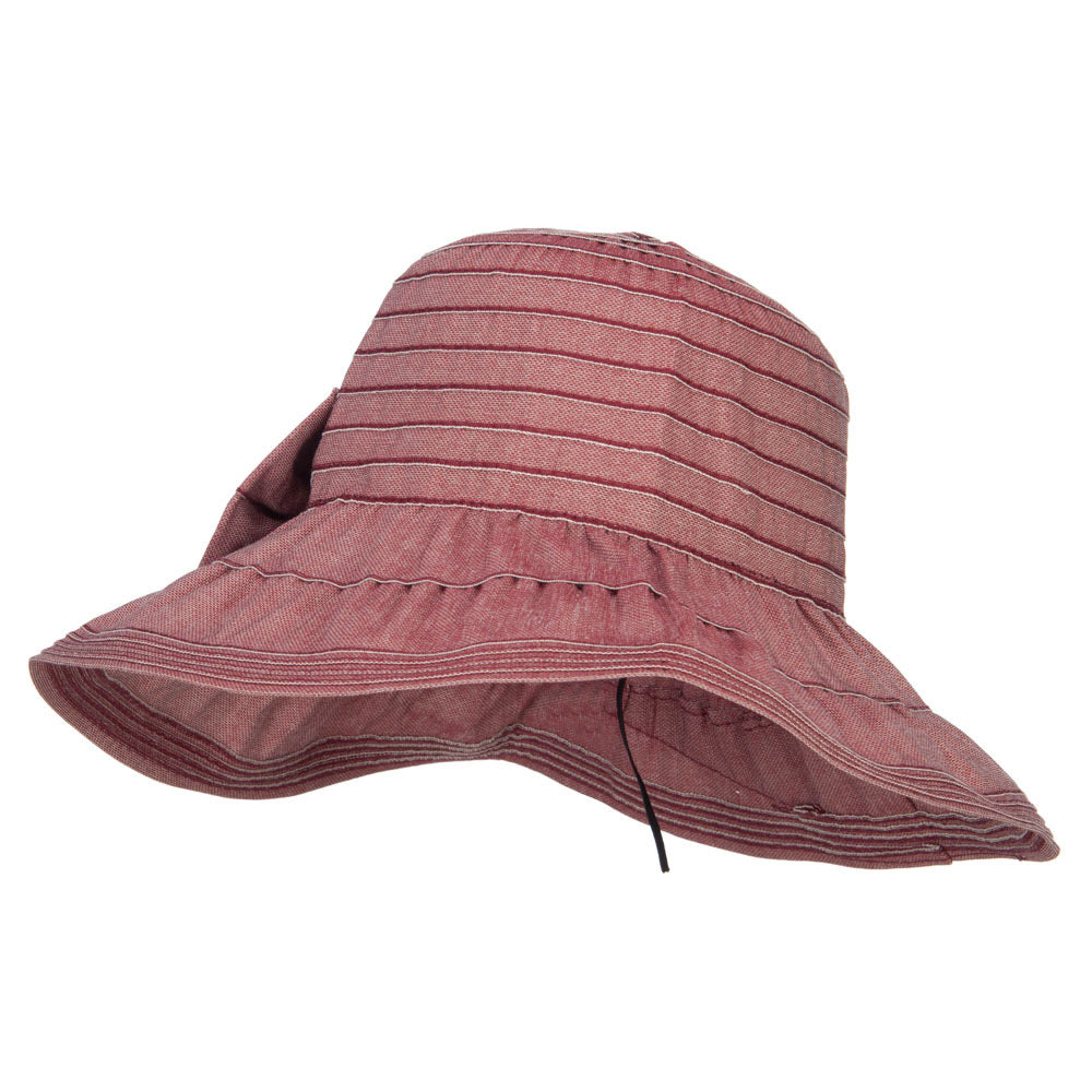 Women's Ribbon Accent Crushable Hat