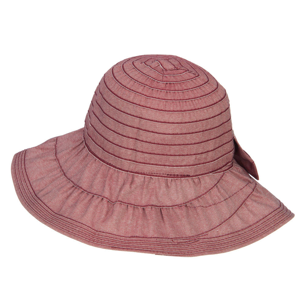 Women's Ribbon Accent Crushable Hat