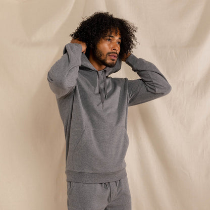 The Seattle Skyline | Grey Goldilocks™ Men’s Lounge Hoodie