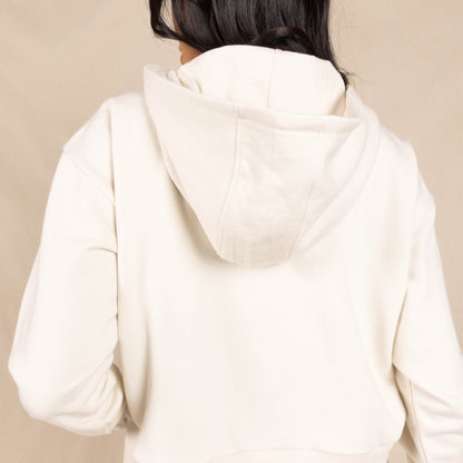 The Cream Of The Crop | Oatmeal Goldilocks™ Women’s Half Zip Lounge Hoodie