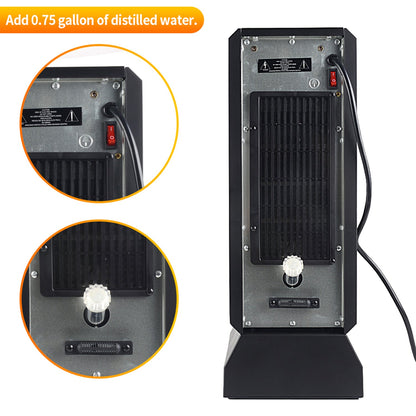 Lifesmart HT1201 Electric Infrared Quartz Heater and Humidifier Combo w/ Remote