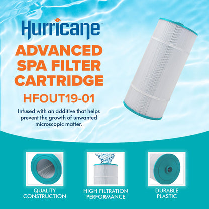 Hurricane HF-OUT19-01 Advanced Spa Filter Cartridge Outer Filter Replacement