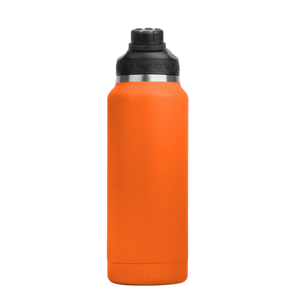 HYDRA™ 34OZ Water Bottle with Powder Coat Finish & Silicone Grip Whale Tale Handle