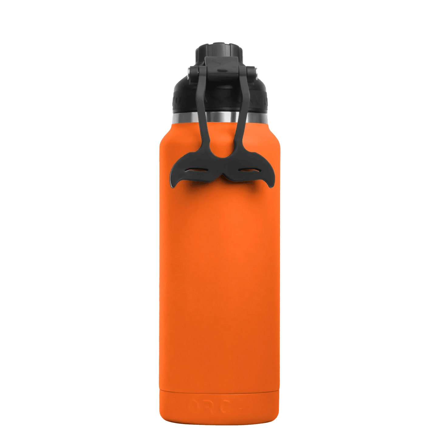 HYDRA™ 34OZ Water Bottle with Powder Coat Finish & Silicone Grip Whale Tale Handle