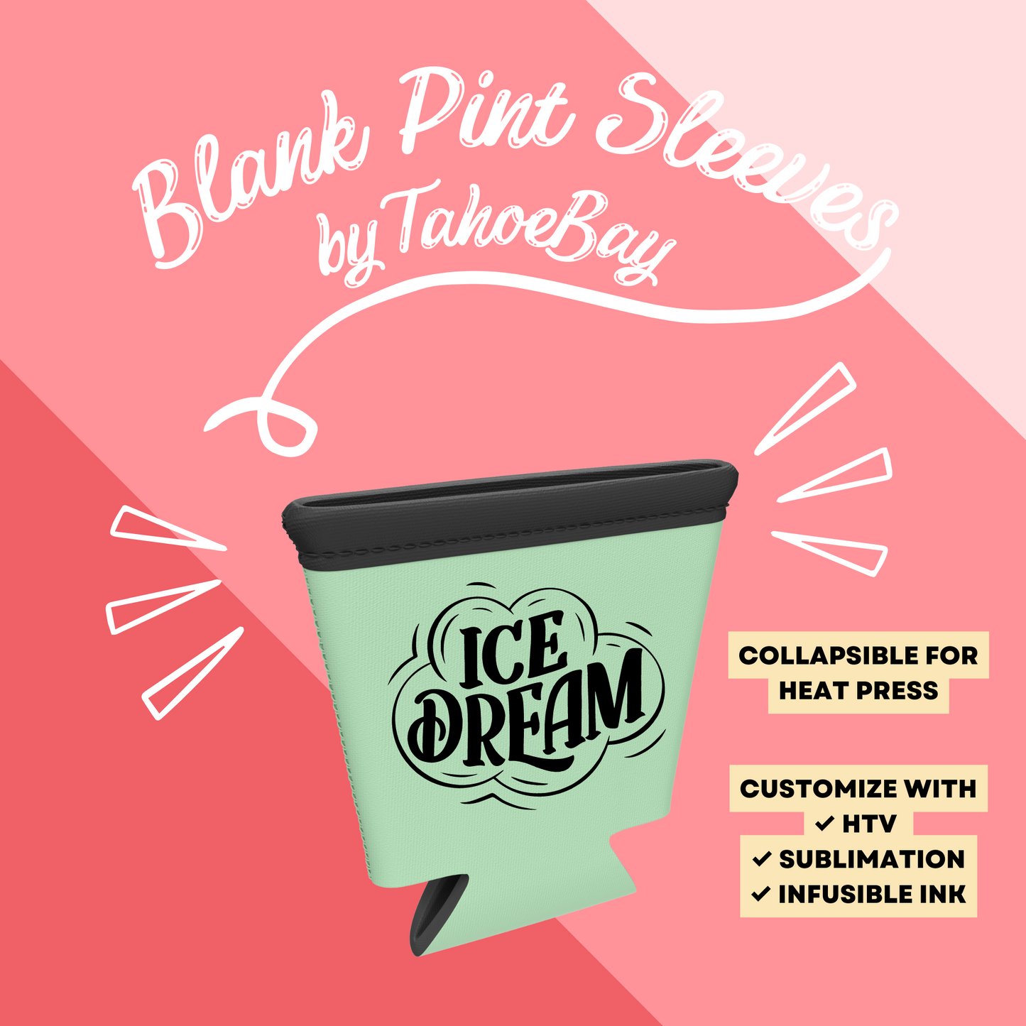 Ice Cream Pint Neoprene Insulator