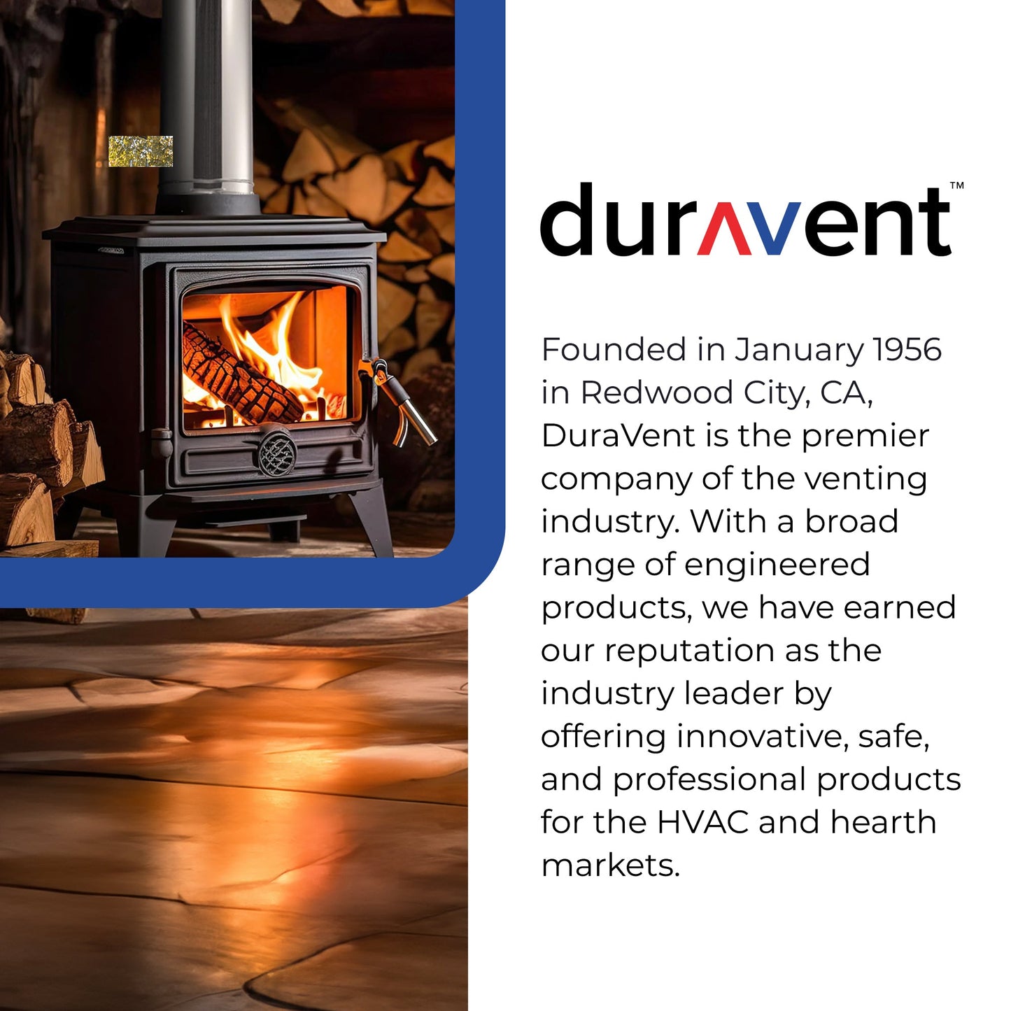 DuraVent DuraPlus Chimney Appliance Pipe, Stainless Steel, Double Wall, 6” x 12”