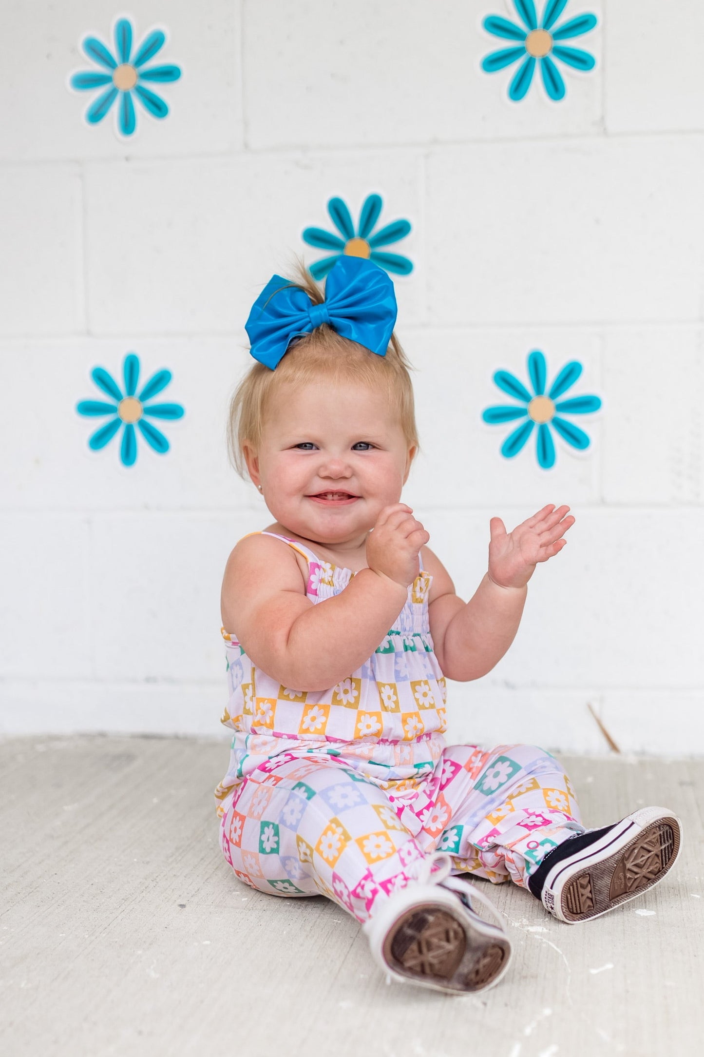 DAISY SUMMER SMOCKED JUMPSUIT