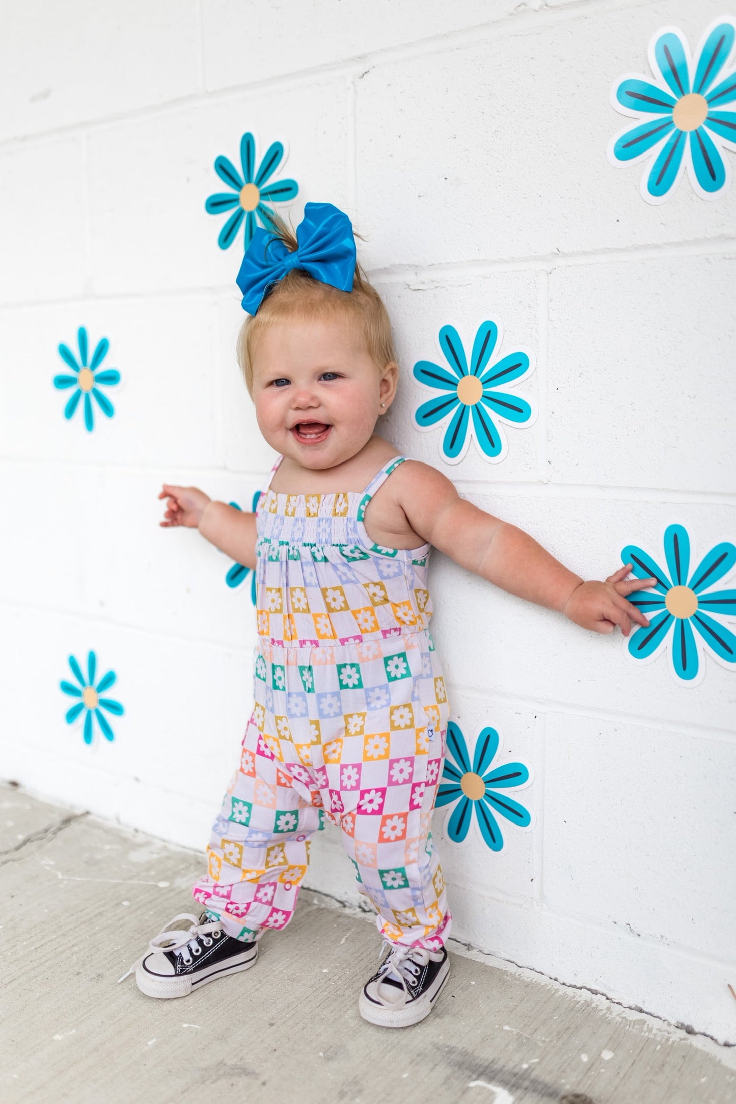 DAISY SUMMER SMOCKED JUMPSUIT