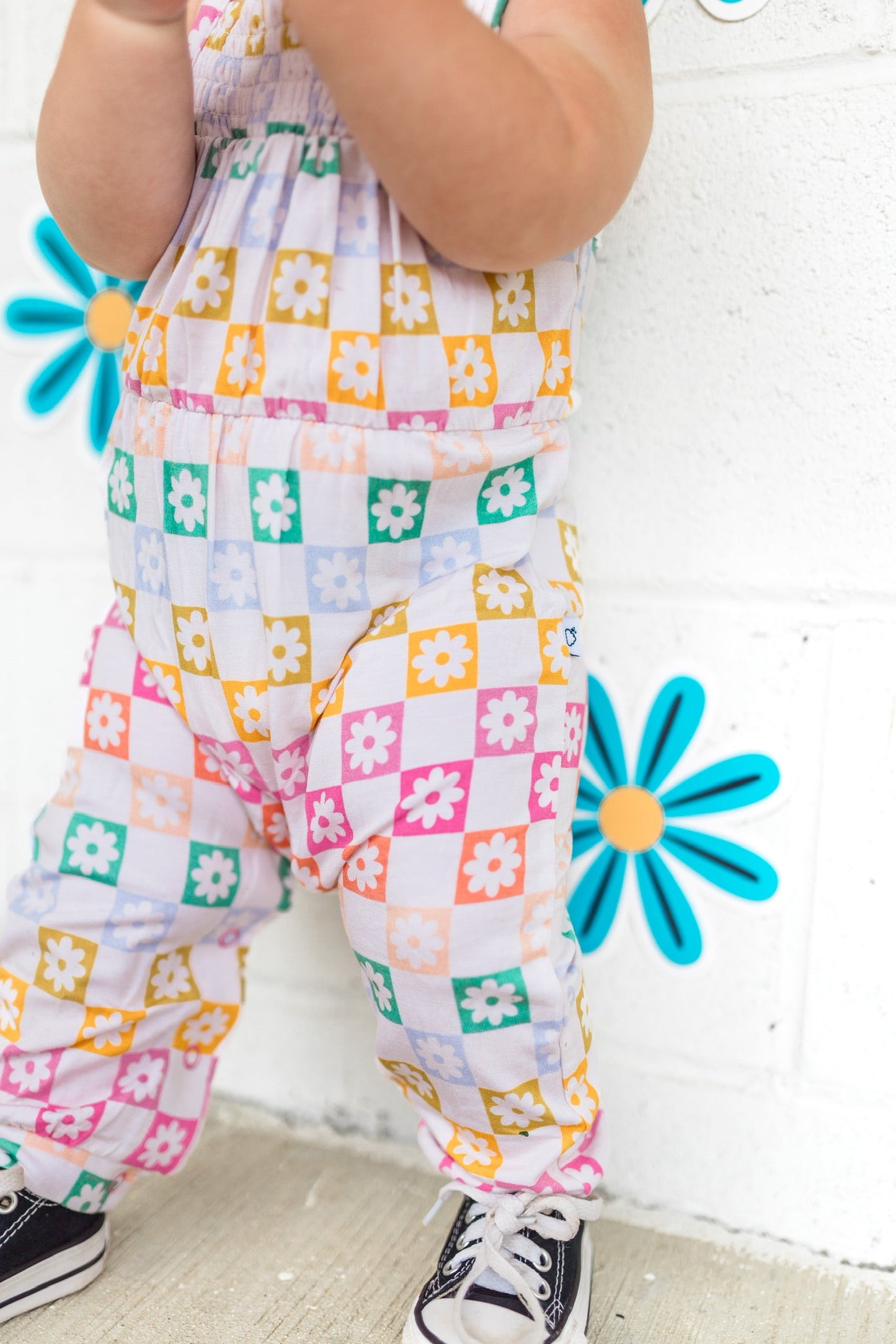 DAISY SUMMER SMOCKED JUMPSUIT