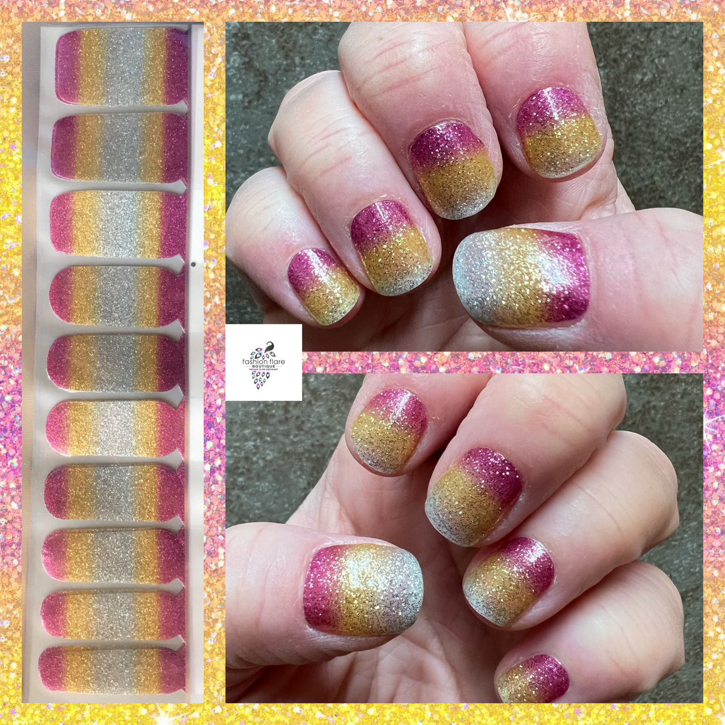 Strawberry Sunset Ombre - Premium