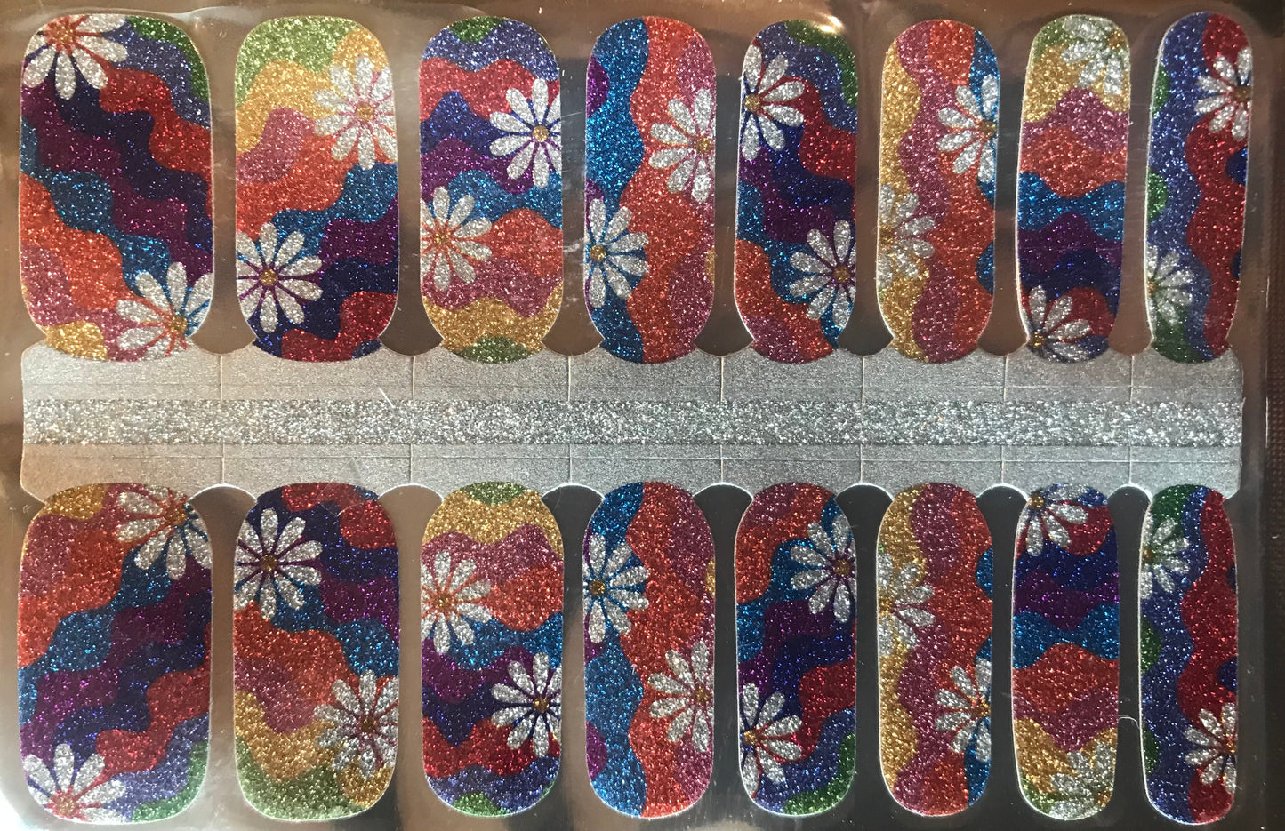 Flower Power mani