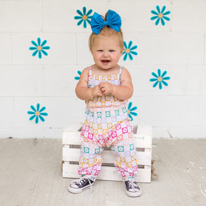 DAISY SUMMER SMOCKED JUMPSUIT