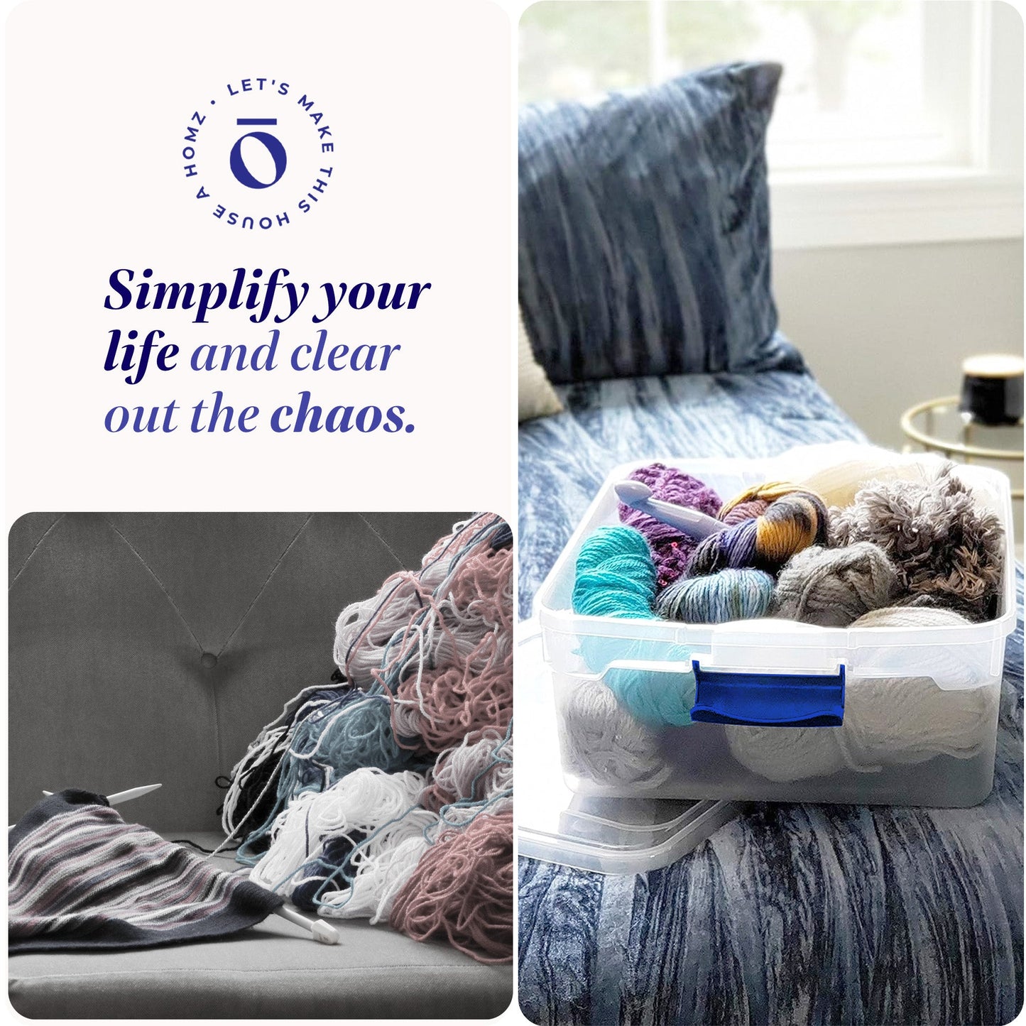 Homz 15.5 Quart Heavy Duty Clear Plastic Stackable Storage Containers, 16 Pack