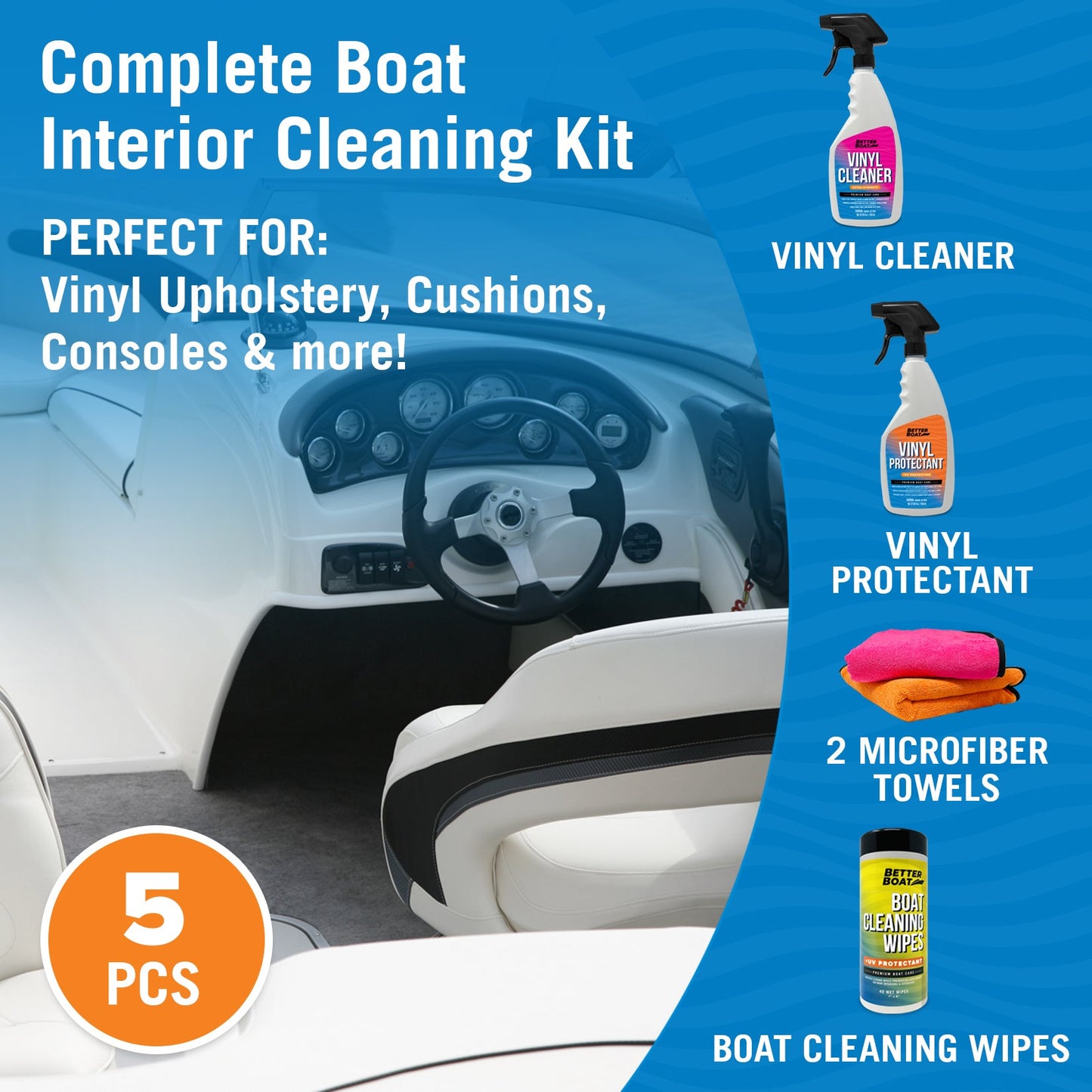 Boat Interior Cleaning Kit