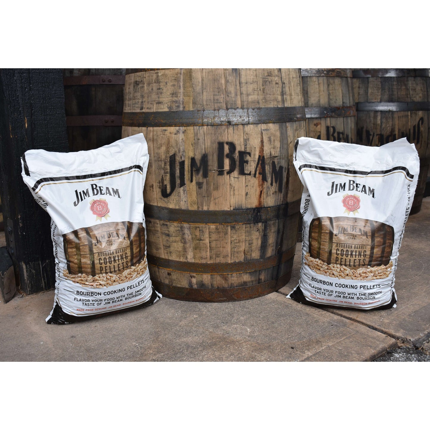 Ol' Hick Cooking Pellets Jim Beam Bourbon Barrel BBQ Grilling Pellets (3 Pack)