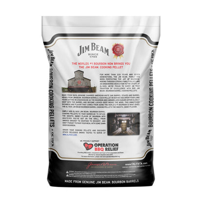 Ol' Hick Cooking Pellets Jim Beam Bourbon Barrel BBQ Grilling Pellets (2 Pack)