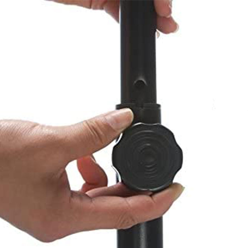 JumpSport 350 Indoor 39-Inch Mini Trampoline and Handle Bar Accessory, Black