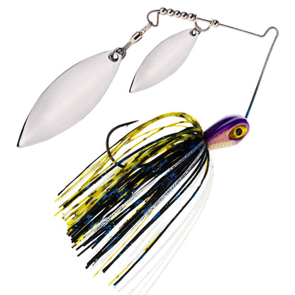 Reaction Tackle Lead Spinnerbaits – 3-Pack, Double Willow Blade