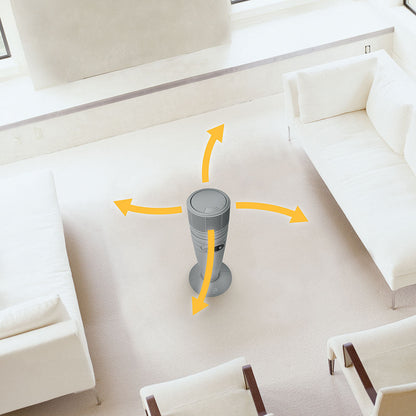 Lasko 6462 Full Circle Warmth Electric 1500W Oscillating Ceramic Tower Heater