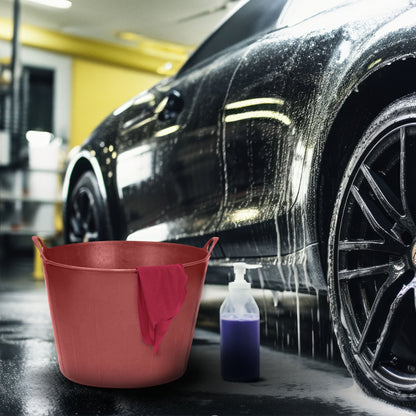 Little Giant 11 Gallon Heavy Duty Farm Bucket Poly/Rubber Flex Tub with Handles