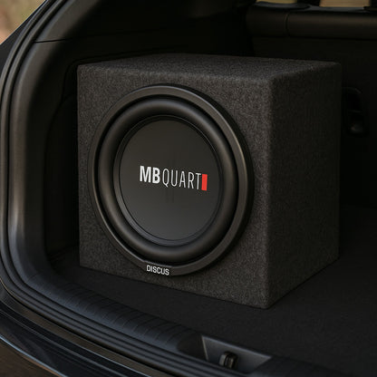 2) MB Quart DS1-254 800 Watt 4 Ohm Shallow Slim Subwoofers Car Truck DVC Subs