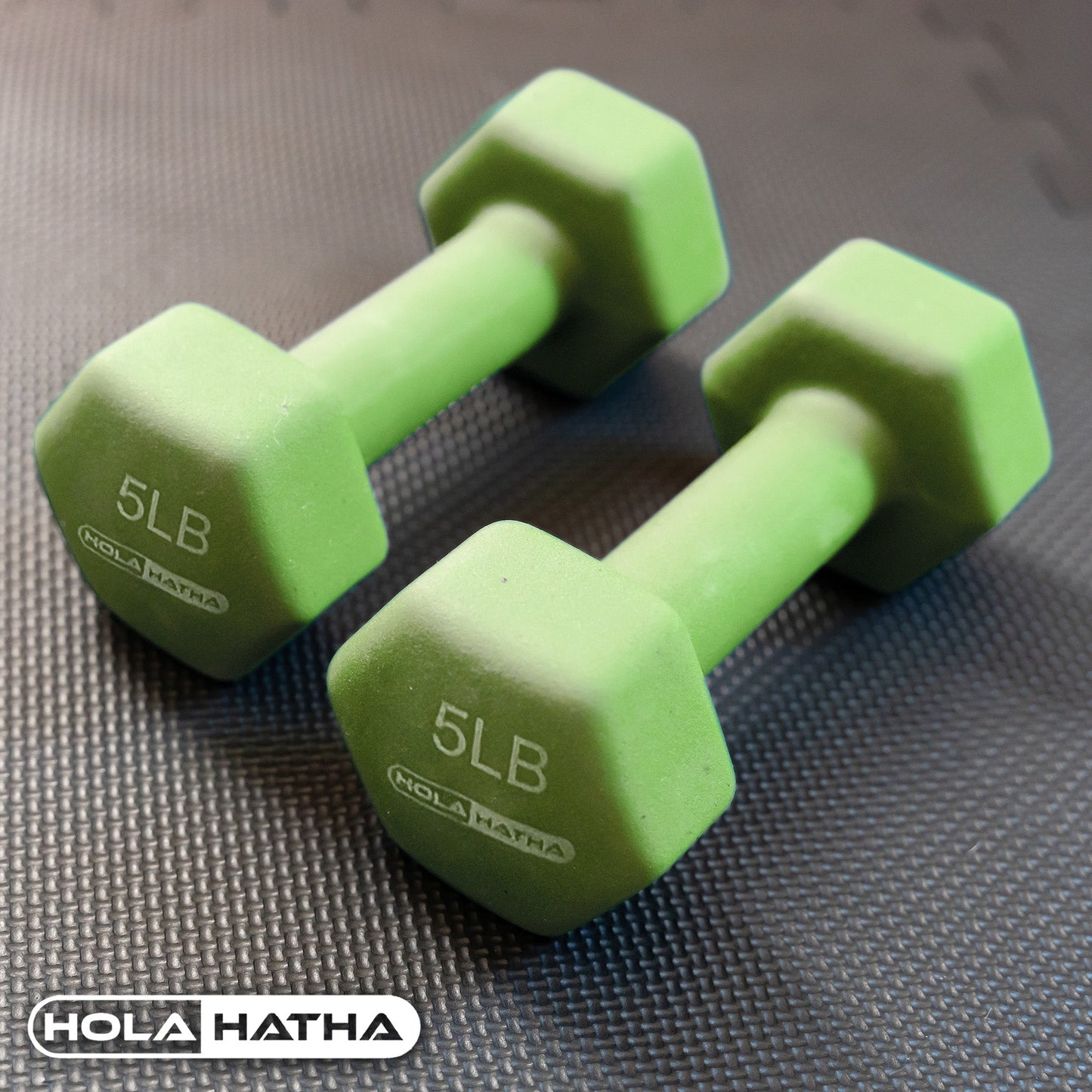 HolaHatha 146 Pound Neoprene Dumbbell Full Body Weight Set with Storage Rack