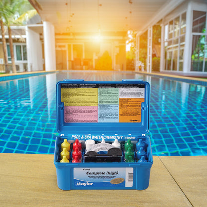 Taylor K2005 Swimming Pool Chlorine Bromine Alkalinity Hardness pH DP Test Kit