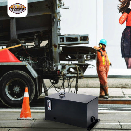 Field Tuff FTF-10GOR 10 Gallon 14 Gauge Steel Hydraulic Reservoir Tank, Black