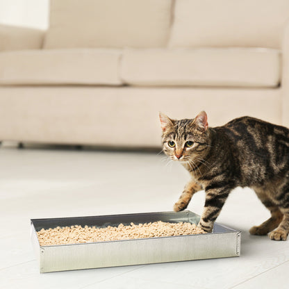 Pet Lodge 24 x 24 x 2.75 Inches Heavy Duty Metal Rabbit Hutch Dropping/Waste Pan