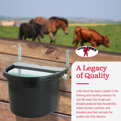 Little Giant 4 Gal. Float Controlled Waterer Livestock Water Trough (3 Pack)